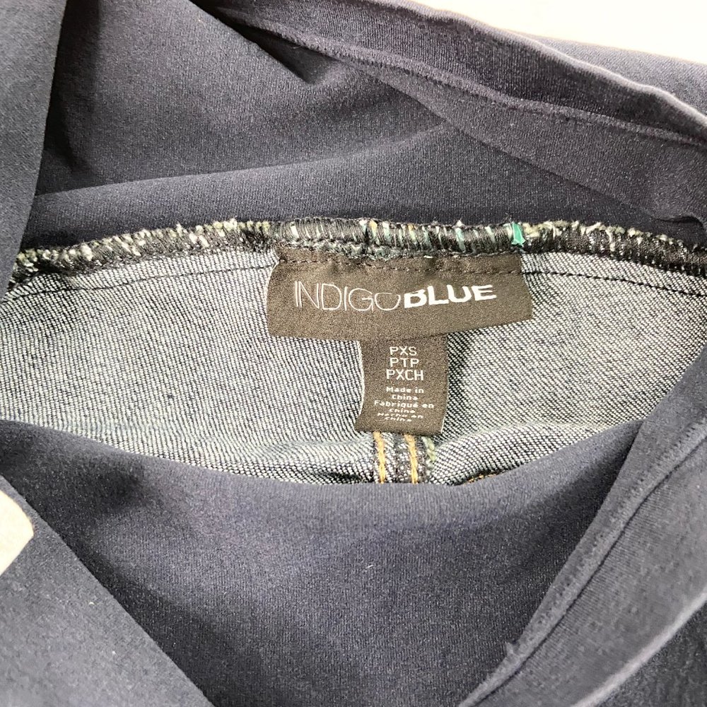 Motherhood Maternity Indigo Blue Boot Cut Petite Extra Small - Picture 11 of 13